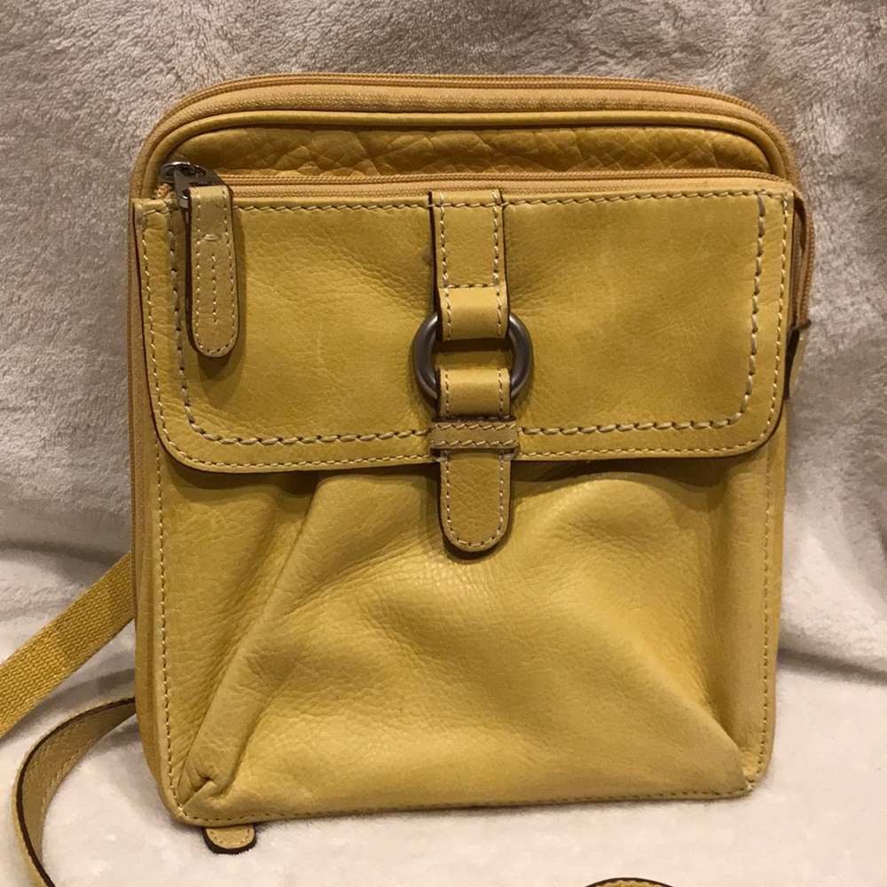 Yellow Fossil Crossbody RARE